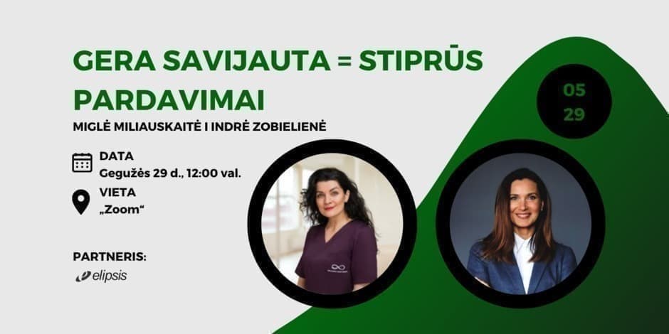 Gera savijauta = stiprūs pardavimai