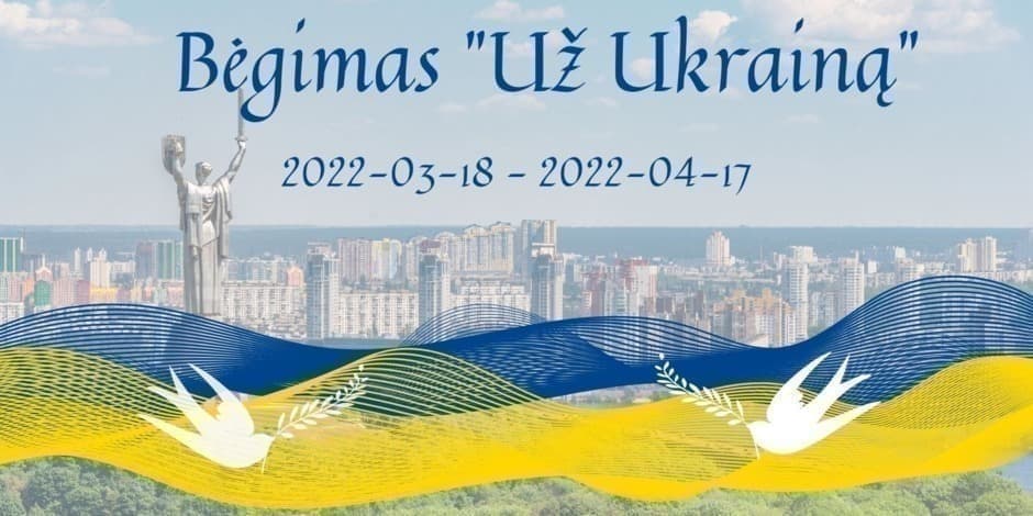 Virtualus bėgimas "Už Ukrainą"