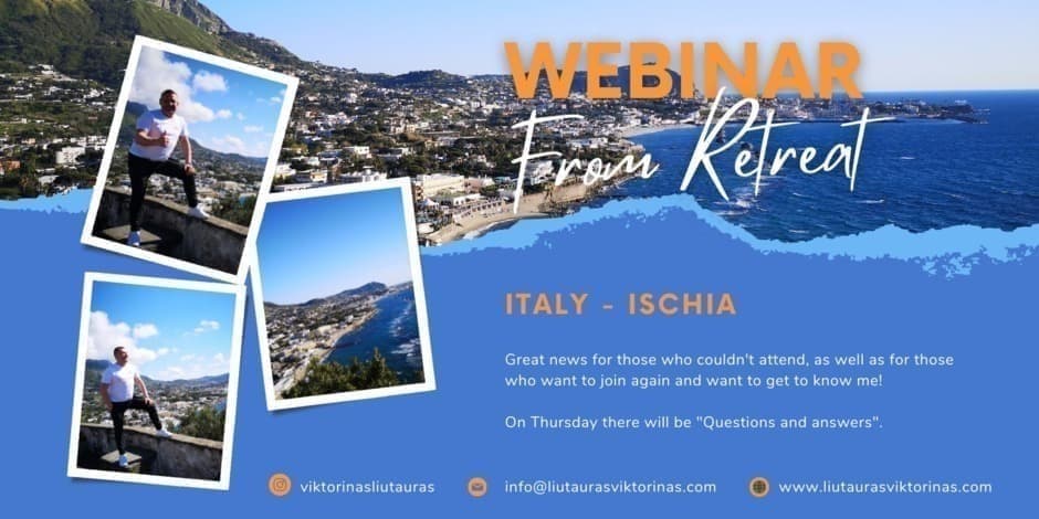 "Webinar from Retreat held in Ischia island" (language of the webinar is Russian)