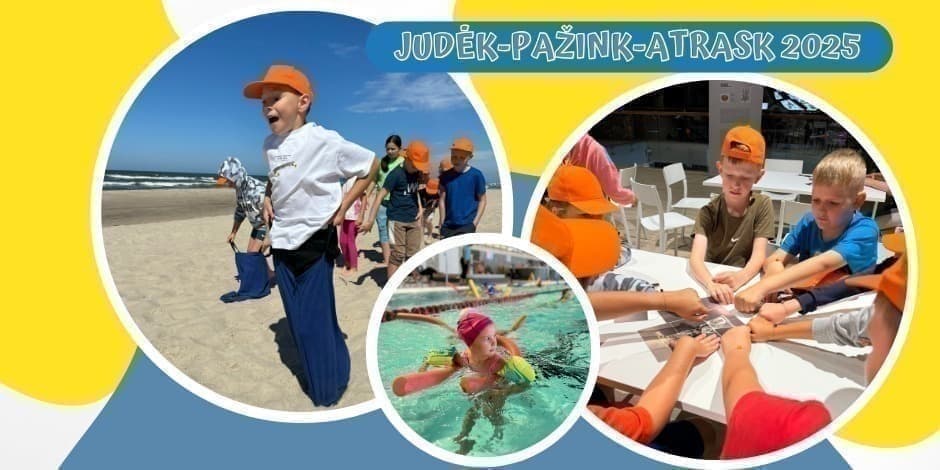 Startuko Vasaros Dienos Stovykla Klaipėdoje "JUDĖK-PAŽINK-ATRASK 2025"