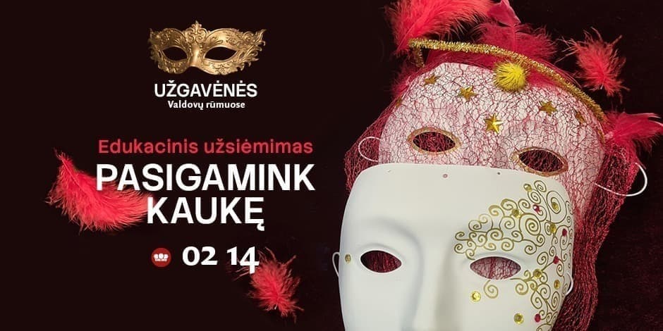 Edukacinis užsiėmimas PASIGAMINKIME KAUKĘ