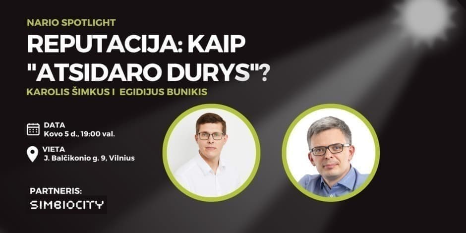 Reputacija: kaip "atsidaro durys"?