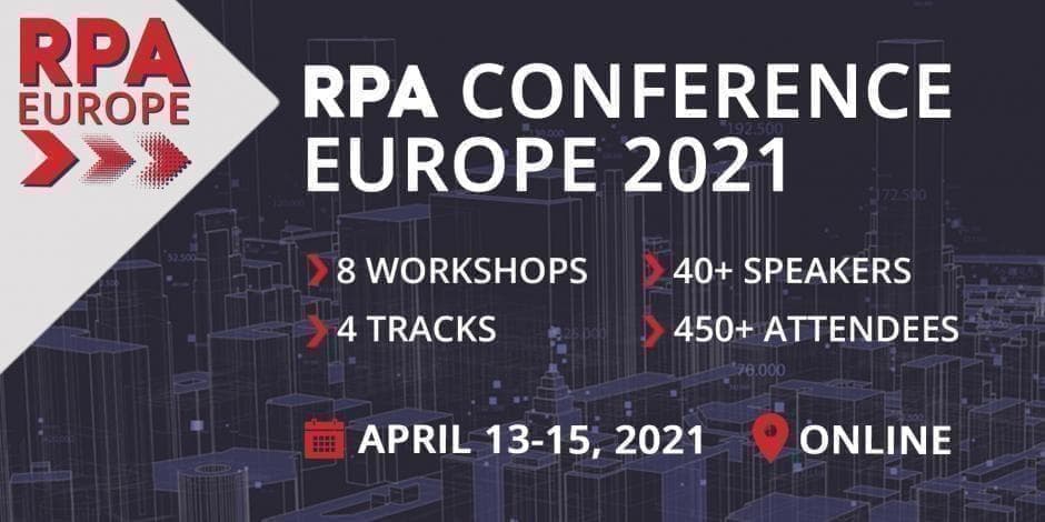 RPA Europe 2021 / Online / Workshop Ticket