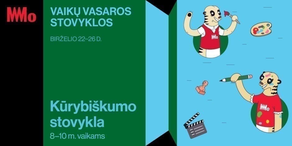 Kūrybiškumo stovykla 8–10 m. vaikams MO muziejuje
