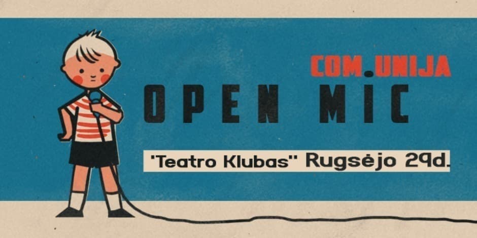 Com.Unija Open Mic | Teatro Klubas