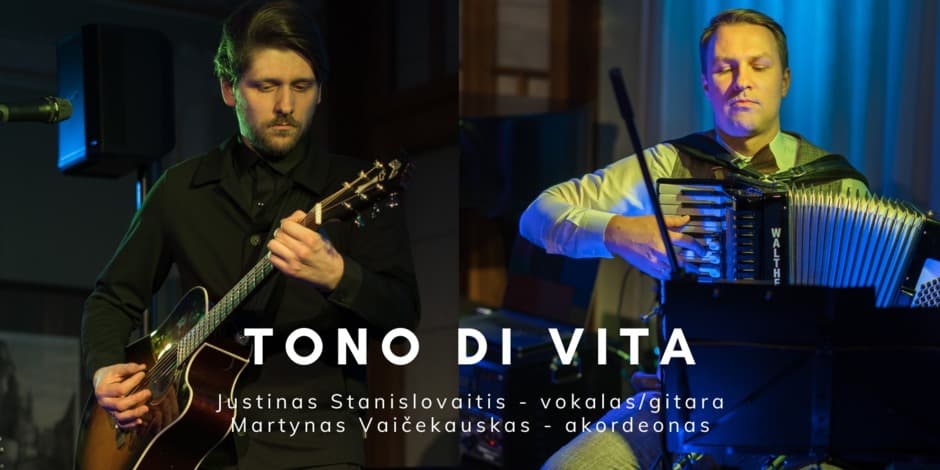 JUSTINAS STANISLOVAITIS DUO. AKUSTINIS. KOVERIAI+LT HITAI // KOLONADA