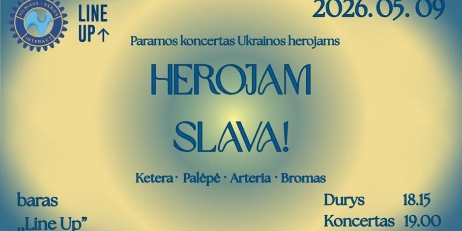 Paramos koncertas Ukrainos herojams: „Herojam Slava“!