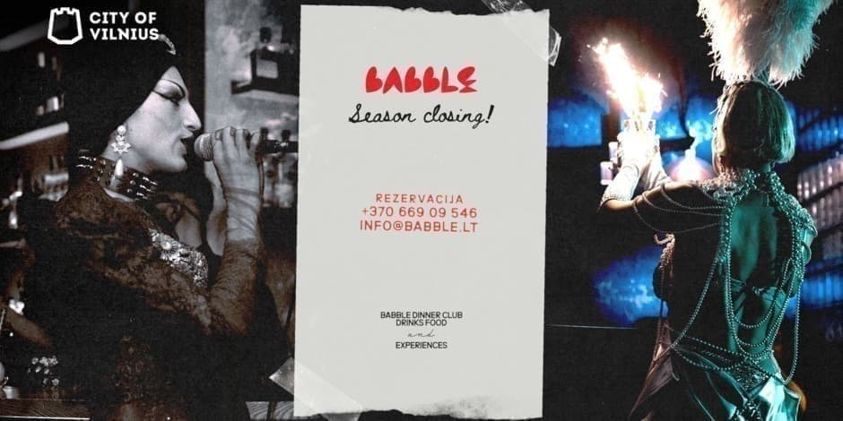 Season closing | Babble Dinner Club | 05.30 Penktadienis