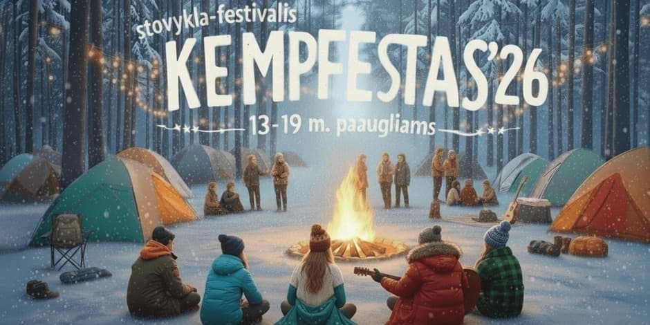 Paauglių stovykla-festivalis „KEMPFESTAS'26“