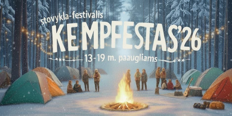 Paauglių stovykla-festivalis „KEMPFESTAS'26“
