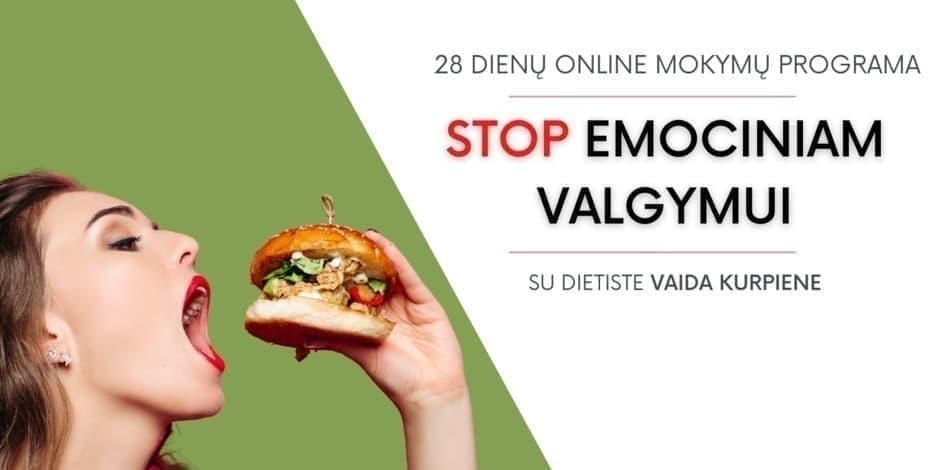 STOP emociniam valgymui. 28 dienų emocinio valgymo programa