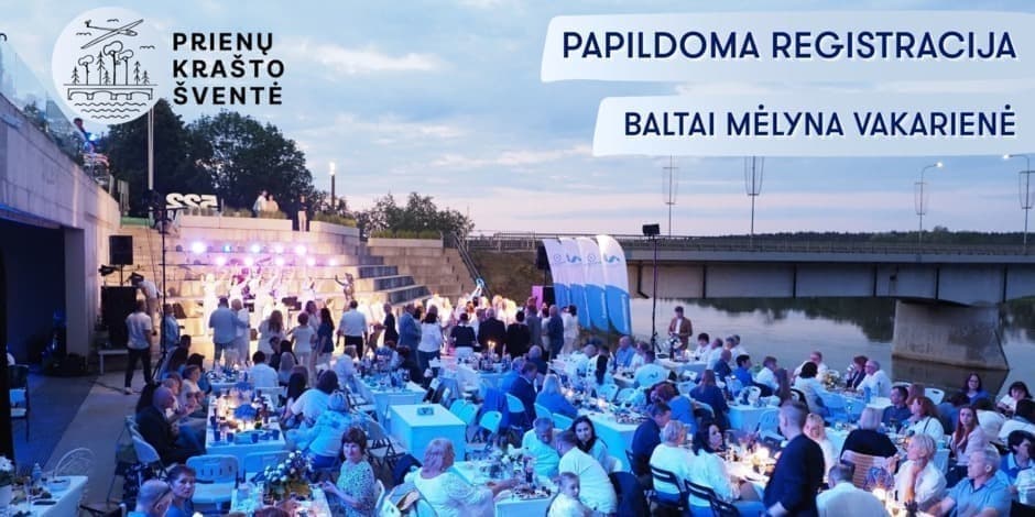 PAPILDOMA REGISTRACIJA. Baltai mėlyna vakarienė 2025