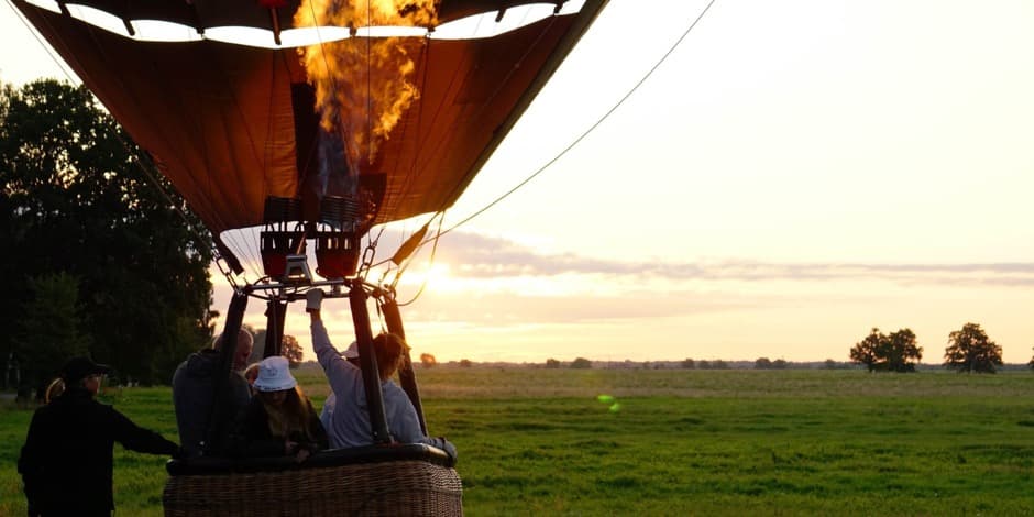 Skrydis oro balionu Žemaitijoje