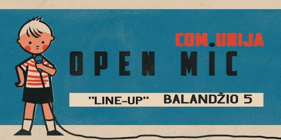 Com.Unija Open Mic | Line-Up