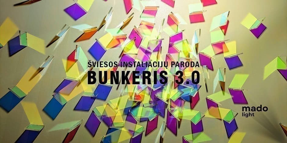 Šviesos instaliacijų paroda BUNKERIS 3.0