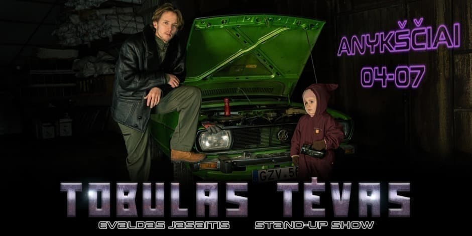 Evaldas Jasaitis STAND-UP | TOBULAS TĖVAS | ANYKŠČIAI