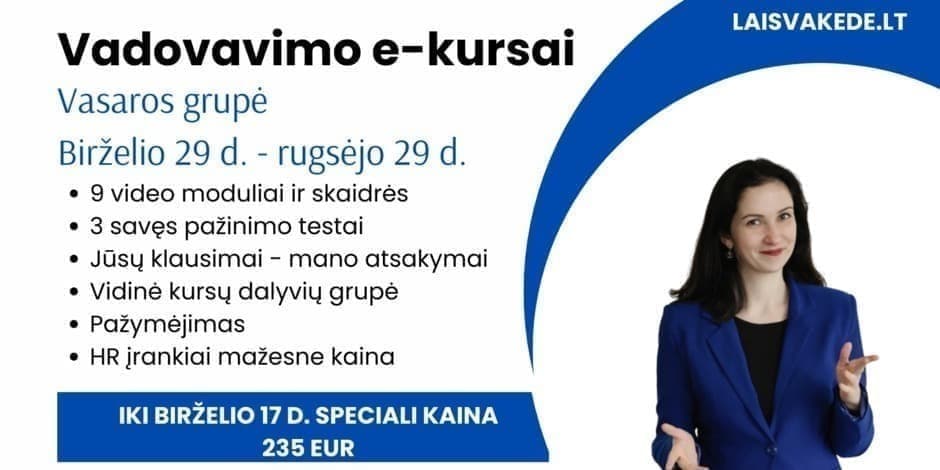 Vadovavimo e-kursai