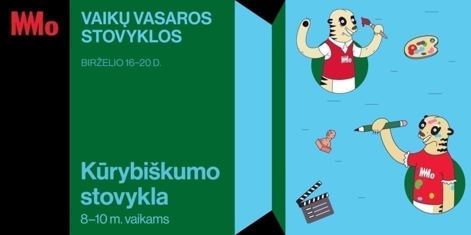 Kūrybiškumo stovykla 8–10 m. vaikams MO muziejuje