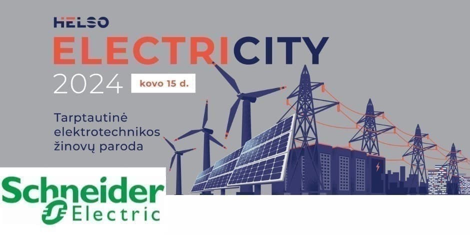 Schneider Electric seminaras „Elektromobilių krovimo infrastruktūros optimizavimas pastatuose” @ Helso Electricity 2024