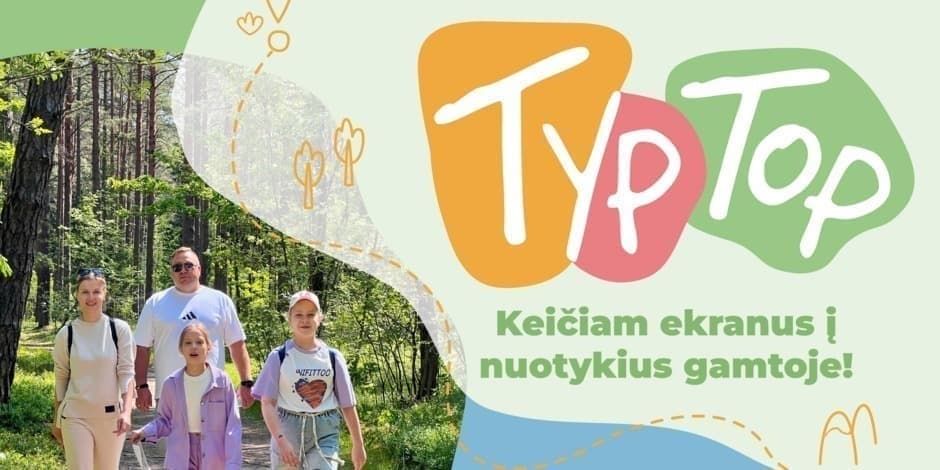 Pramoginio TYP TOP žygis šeimai DOVANŲ KUPONAS