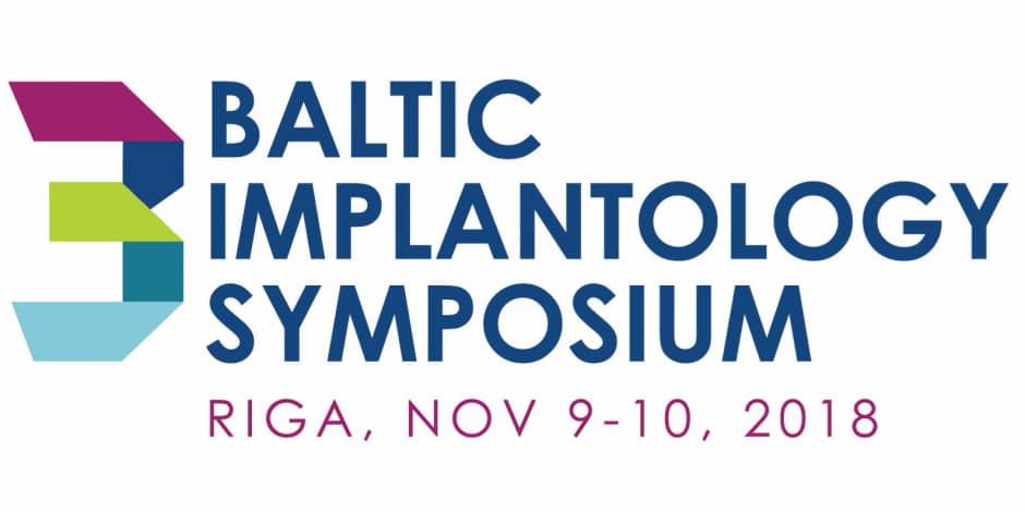 3rd Baltic Implantology Symposium (November 9-10, 2018)