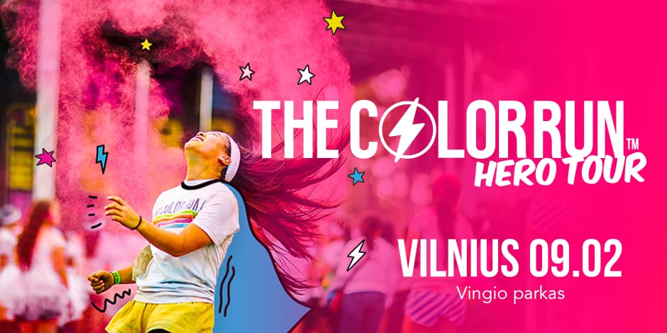 THE COLOR RUN Vilnius 2018 HERO Tour