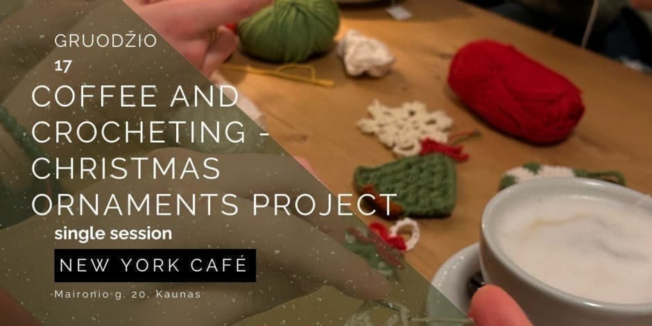 Coffee & Crocheting - Christmas ornaments project