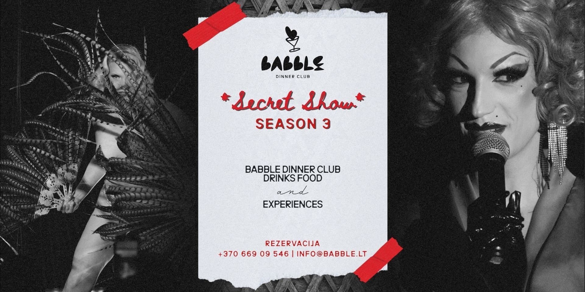 Babble Dinner Club Show | SEASON 3 OPENING | 09.04