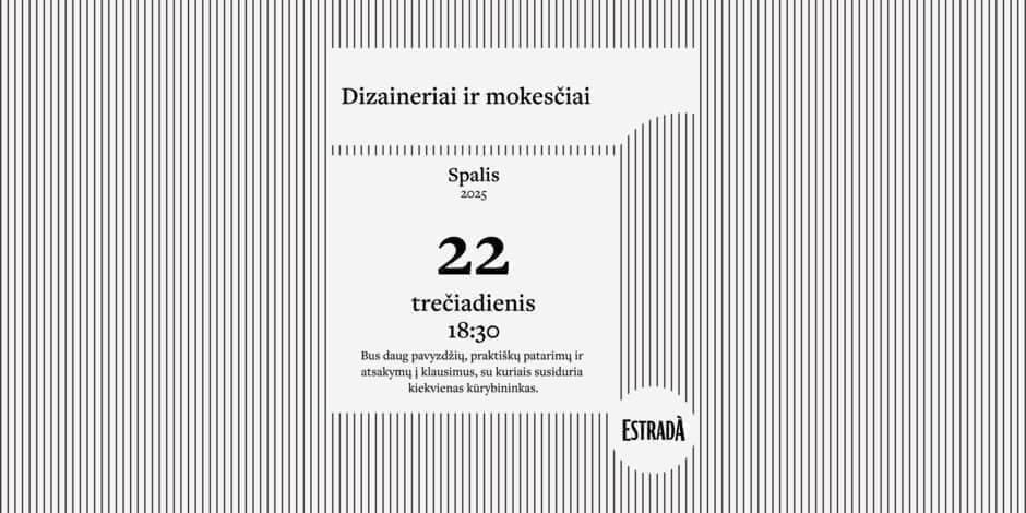 Dizaineriai ir mokesčiai