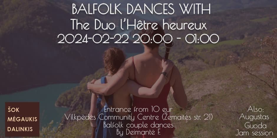 BALFOLK DANCE BALL WITH THE Duo l'Hêtre Heureux