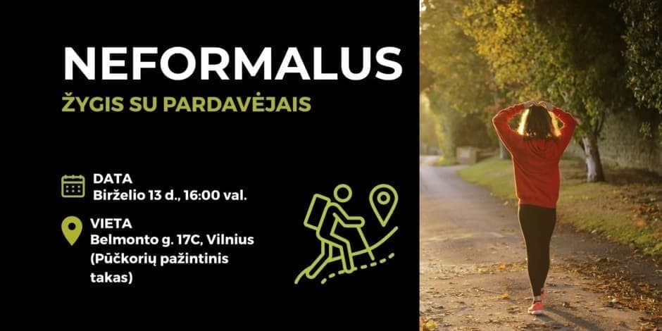 Neformalus: žygis su pardavėjais