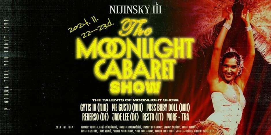 THE MOONLIGHT CABARET SHOW | Friday (11.22)