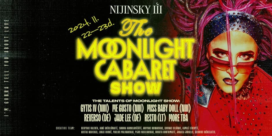 THE MOONLIGHT CABARET SHOW | Friday (11.22)