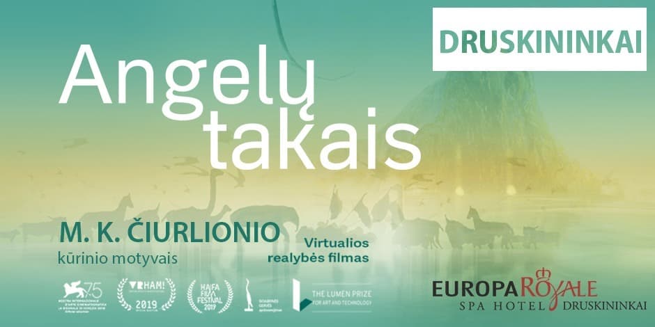 Druskininkai | The virtual reality film Trail of Angels, based on the works by Čiurlionis