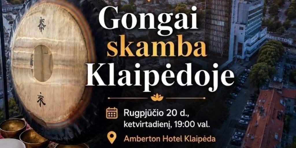 Gongai Klaipėdoje. Veda Vyrenijus.