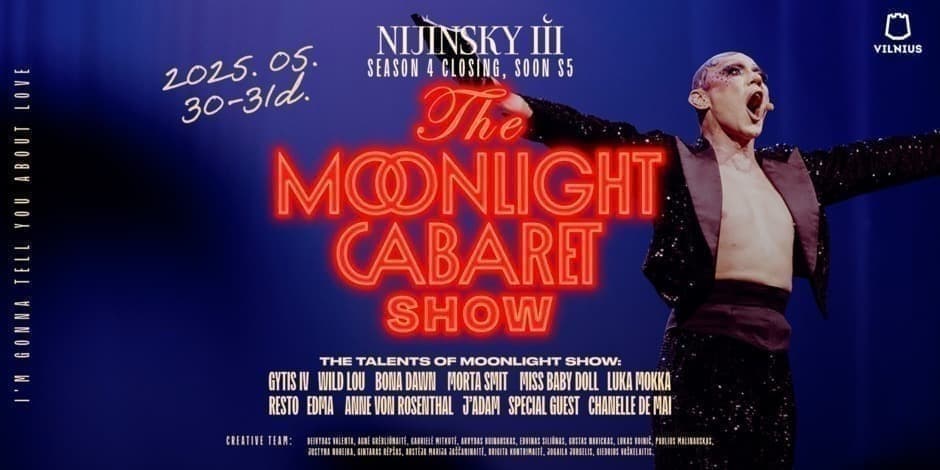 SEASON CLOSING: THE MOONLIGHT CABARET SHOW | Saturday (05.31)