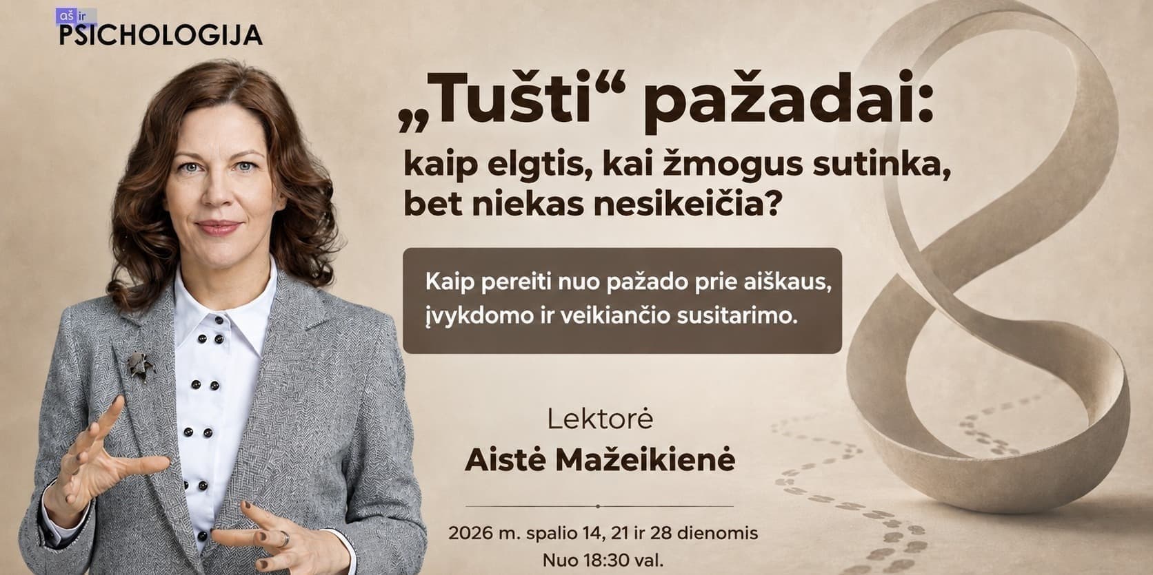 TUŠTI PAŽADAI: ką daryti, kai žmogus sutinka, bet niekas nesikeičia?
