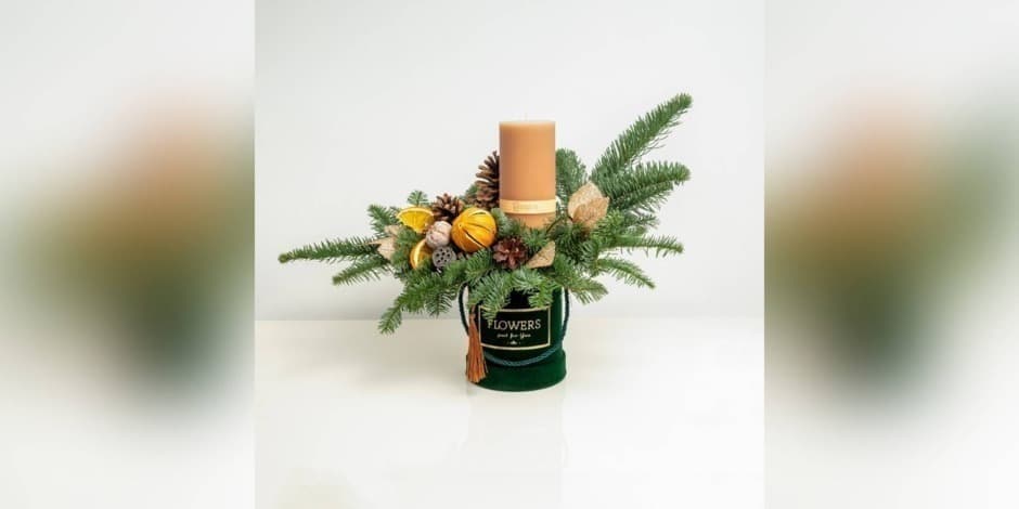 Kalėdinės kompozicijos dirbtuvės