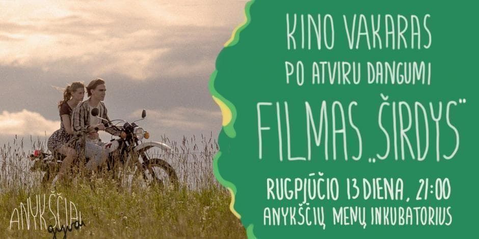 Kino vakaras Anykščiuose | Širdys
