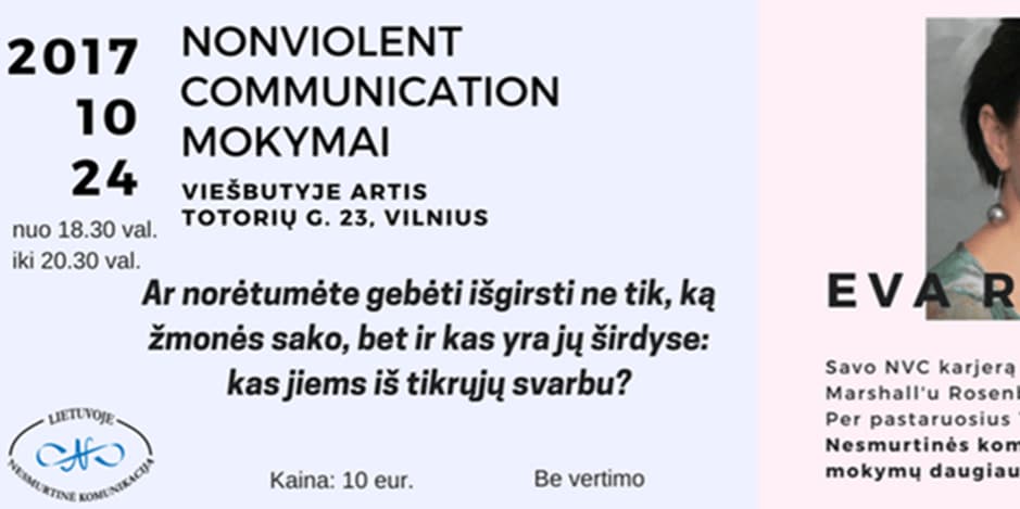 Nonviolent Communication mokymai