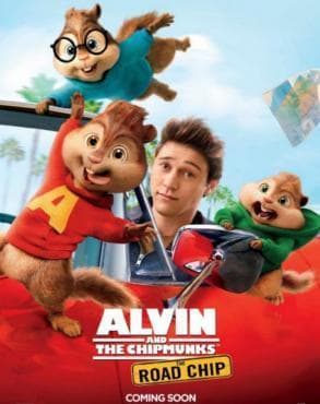 Alvinas ir burundukai: didžioji kelionė (Vasario 13 d.)