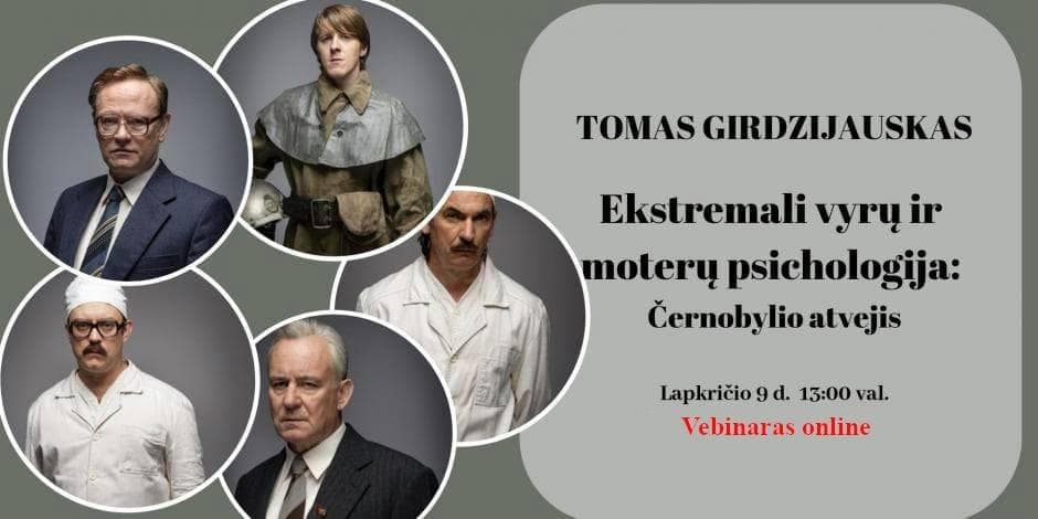 Ekstremali vyrų ir moterų psichologija: Černobylio atvejis.