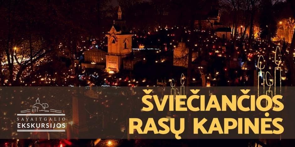 Šviečiančios Rasų kapinės: vakarinė ekskursija Vilniuje