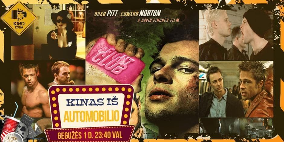 Kinas iš Automobilio Klaipėdoje! IMDB TOP Filmas - “Kovos Klubas” (angl. Fight Club)