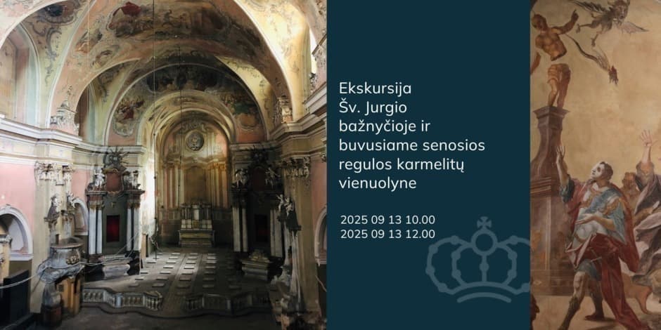 Ekskursija Šv. Jurgio bažnyčioje ir buvusiame senosios regulos karmelitų vienuolyne