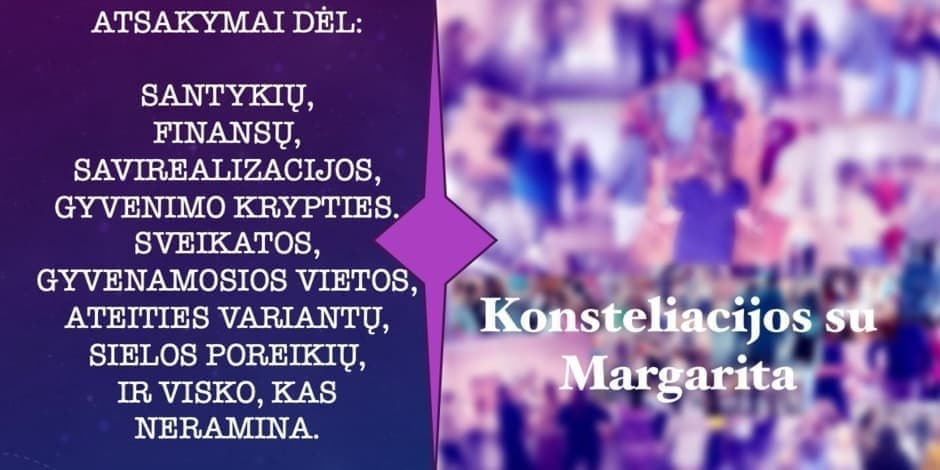 Konsteliacijos su Margarita