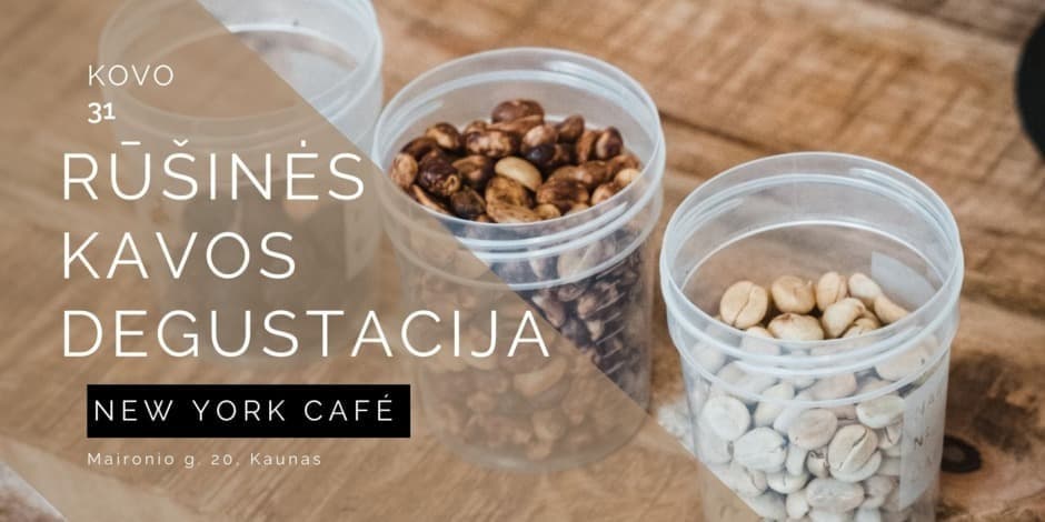 Rūšinės kavos degustacija