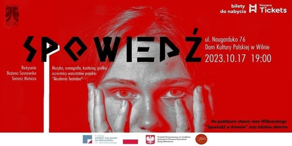 "Spowiedź" - Polski Teatr w Wilnie