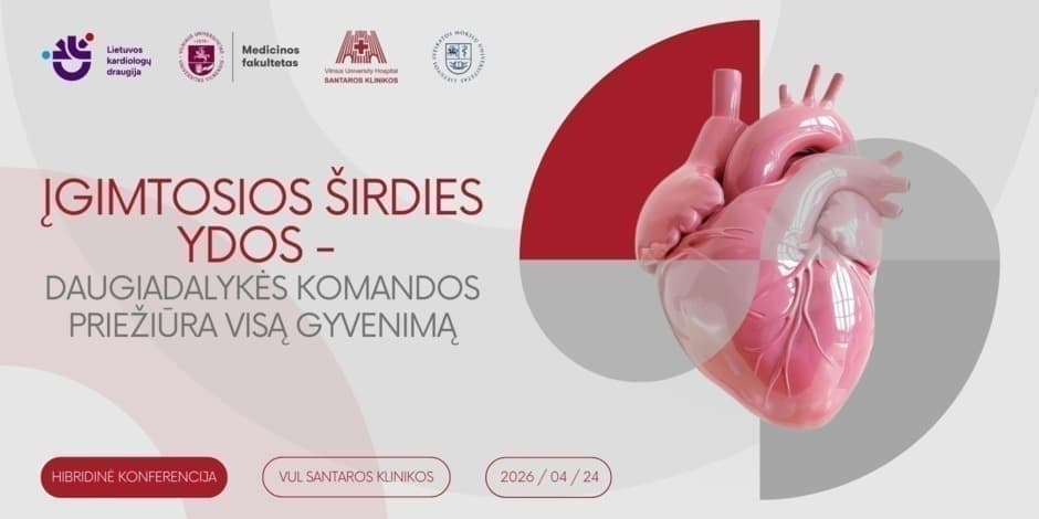 Įgimtosios širdies ydos – daugiadalykės komandos priežiūra visą gyvenimą