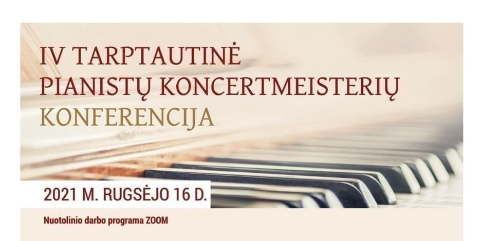 IV tarptautinė pianistų koncertmeisterių konferencija